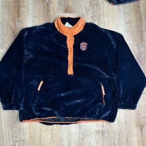 NEW G-III 4Her Chicago Bears Women's XL 1/4 Snap GoalLine Pullover Fleece Jacket